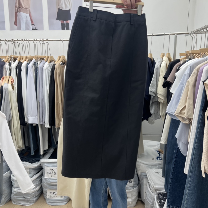MOI-A韓國直郵實拍女裝新品人氣推薦熱賣職業時尚長裙棉MOI-A長裙圖色2