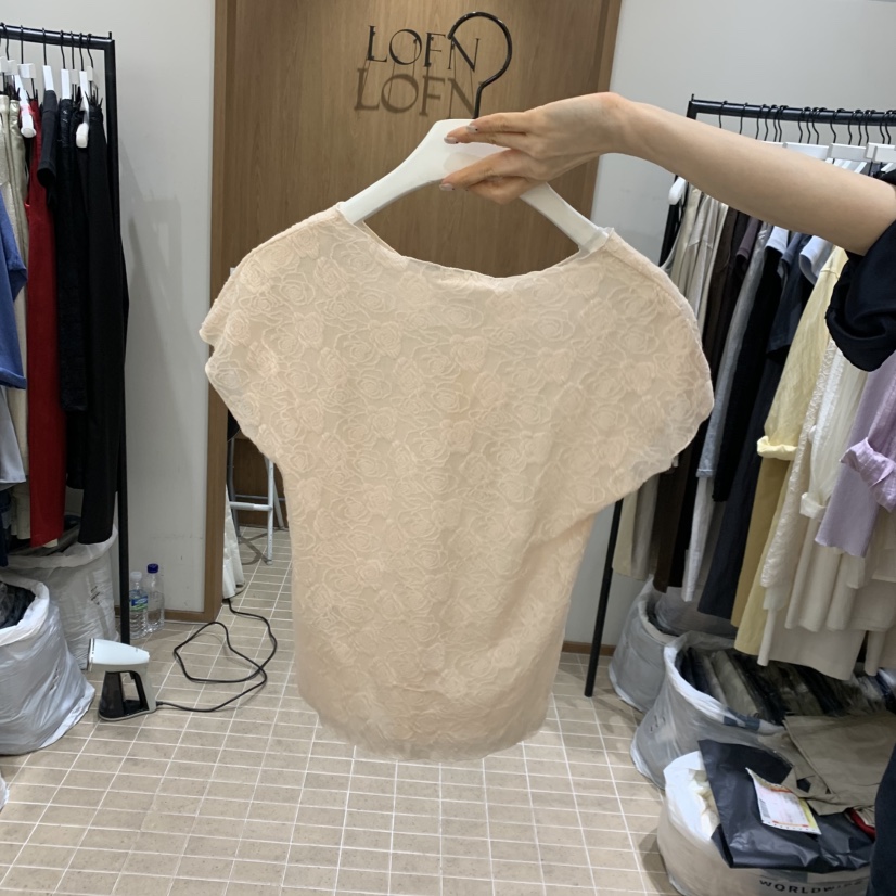 LOFN韓國東大門代購女裝新款職業熱賣時尚26春夏推薦休閑T恤LOFNT恤