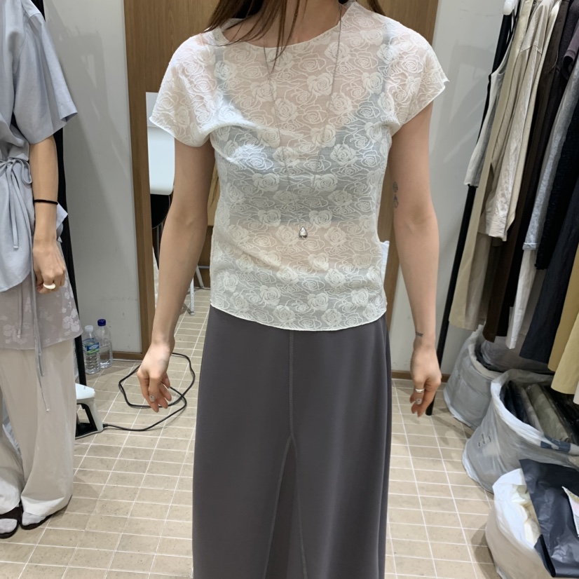 LOFN韓國東大門代購女裝新款職業熱賣時尚26春夏推薦休閑T恤LOFNT恤圖色3