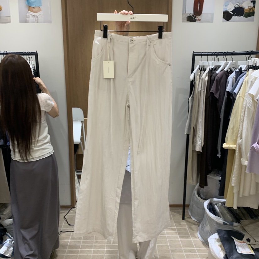 LOFN韓國代購女裝新品人氣推薦休閑26春夏職業時尚休閑褲LOFN休閑褲圖色1