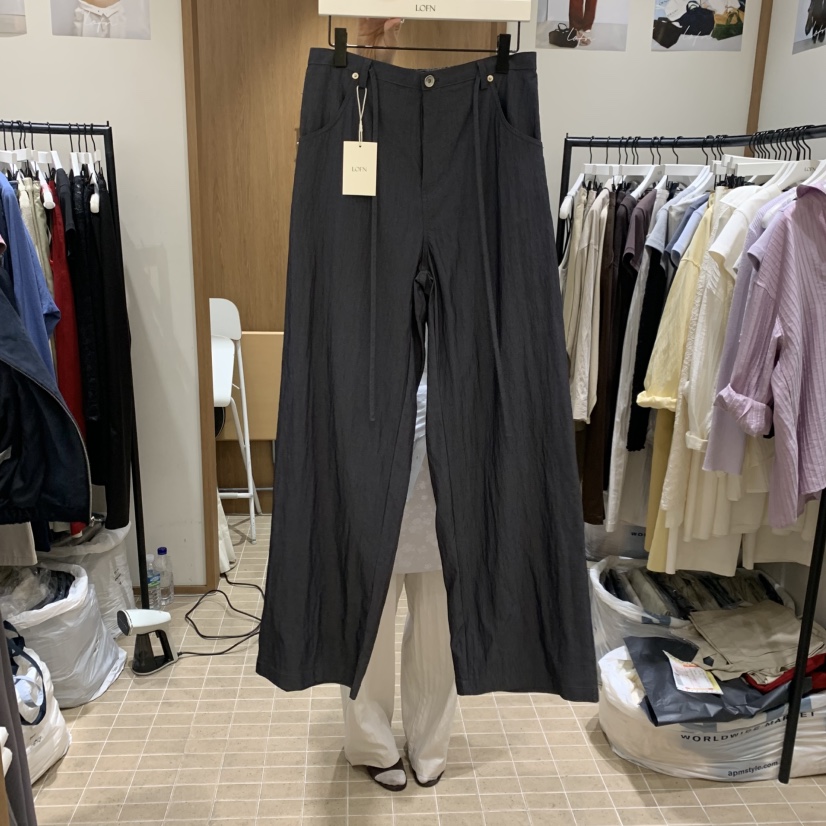 LOFN韓國代購女裝新品人氣推薦休閑26春夏職業時尚休閑褲LOFN休閑褲圖色3