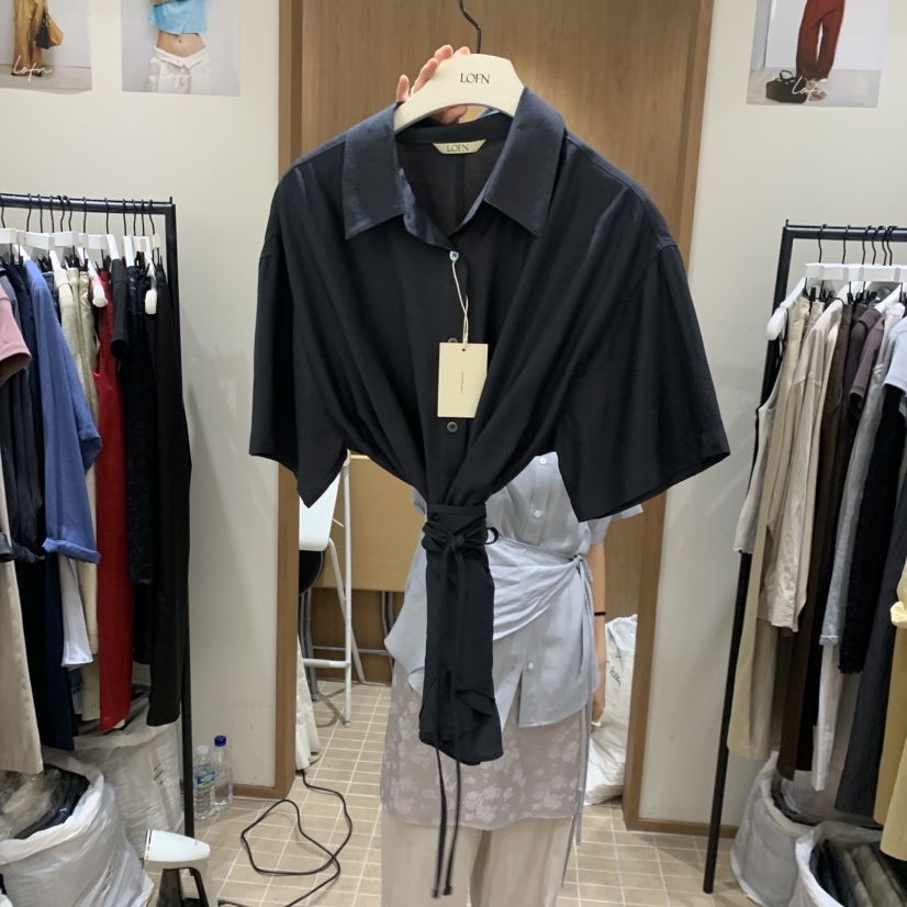 LOFN韓國直郵女士新品時尚熱賣26春夏推薦人氣休閑職業套裝LOFN套裝圖色2