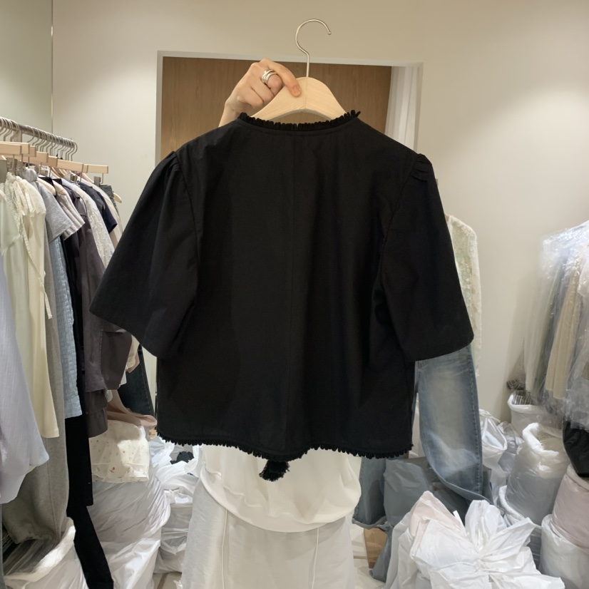 HOWFF韓國直郵實拍女裝新品職業熱賣26春夏襯衫蕾絲衫不含內搭HOWFF襯衫/蕾絲衫