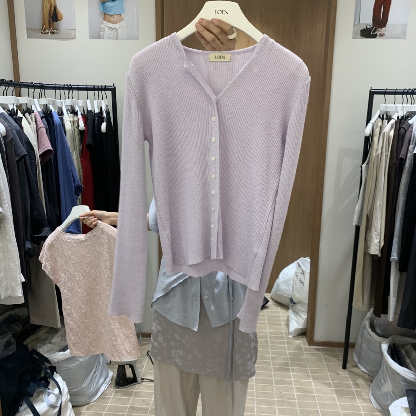 LOFN韓國東大門直郵女士新品推薦熱賣時尚職業人氣針織衫LOFN針織衫圖色3