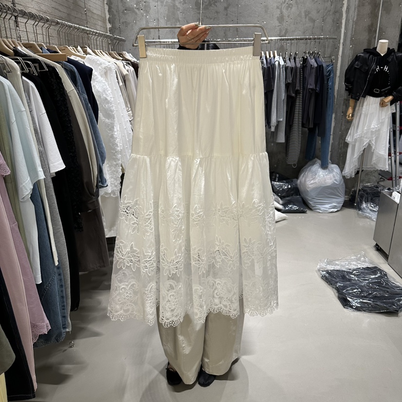 JUNI韓國直郵女士新品人氣休閑職業熱賣推薦時尚26春夏長裙my juni長裙