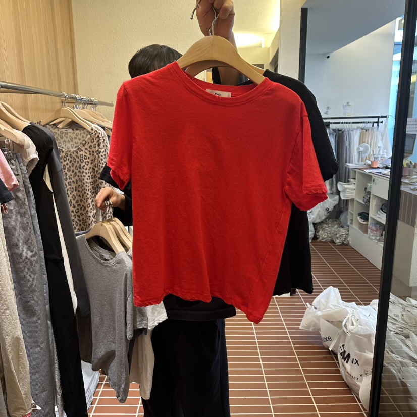 CHOI-L韓國直郵女士新款人氣推薦休閑熱賣時尚職業26春夏T恤CHOIT恤圖色3