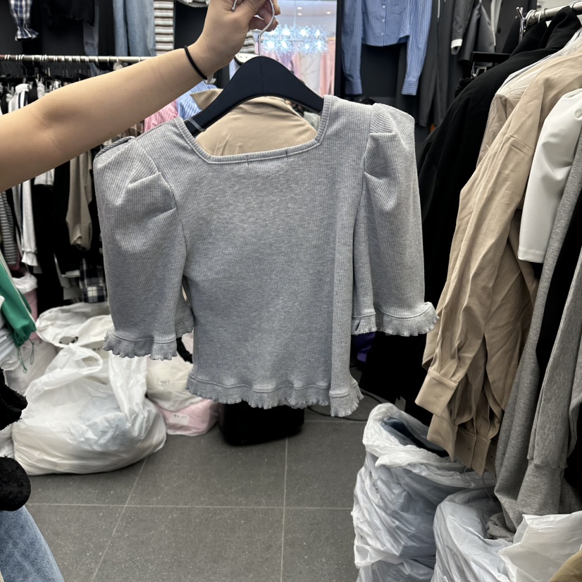 A-DEL韓國代購女士新品26春夏推薦職業熱賣休閑人氣T恤開衫A-DELT恤