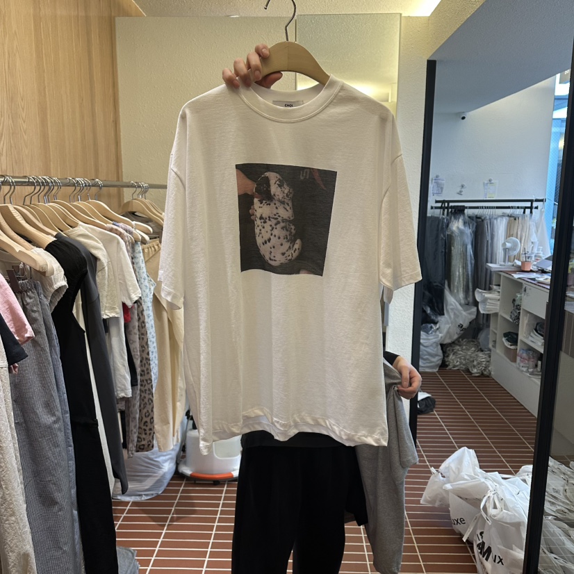 CHOI-L韓國直郵實拍女裝新品人氣推薦時尚熱賣職業26春夏T恤CHOIT恤圖色1