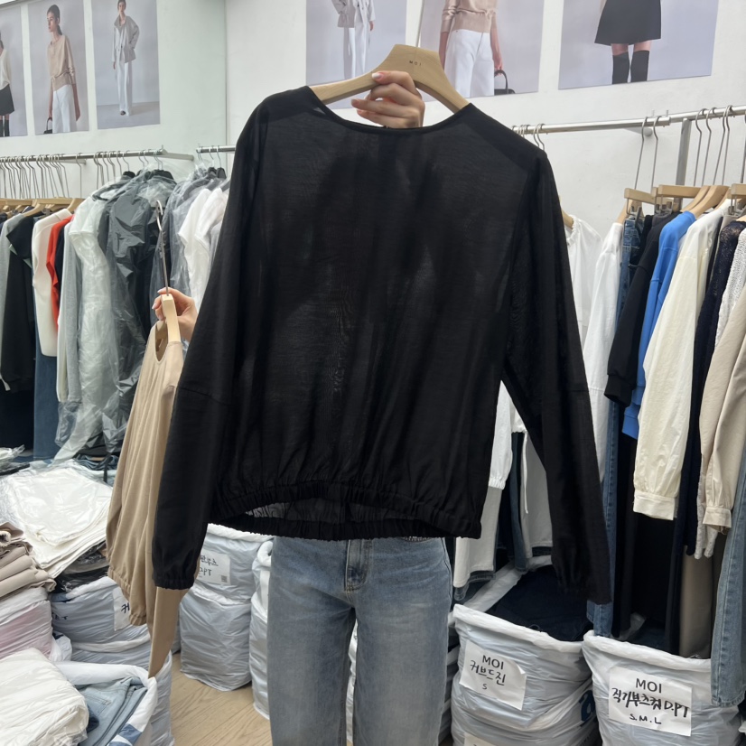 MOI-A韓國東大門代購女裝新款人氣職業休閑熱賣襯衫蕾絲衫MOI-A襯衫/蕾絲衫圖色3