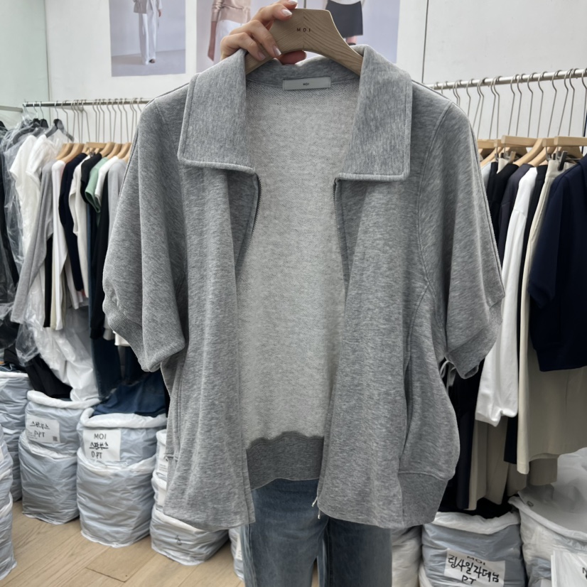 MOI-A韓國東大門直郵女士新品職業人氣熱賣推薦夾克拉鏈MOI-A夾克圖色2