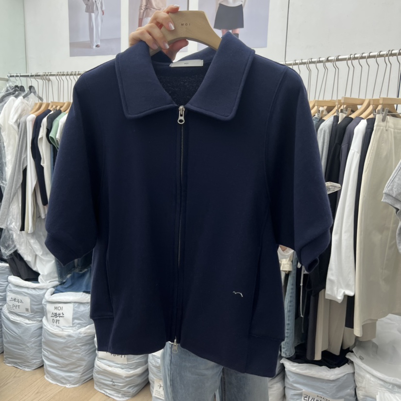 MOI-A韓國東大門直郵女士新品職業人氣熱賣推薦夾克拉鏈MOI-A夾克圖色3