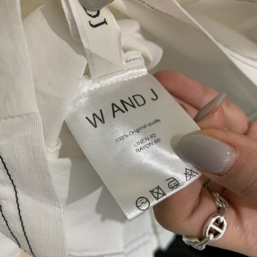 W AND J韓國東大門代購女士新款時尚人氣休閑襯衫蕾絲衫W AND J襯衫/蕾絲衫