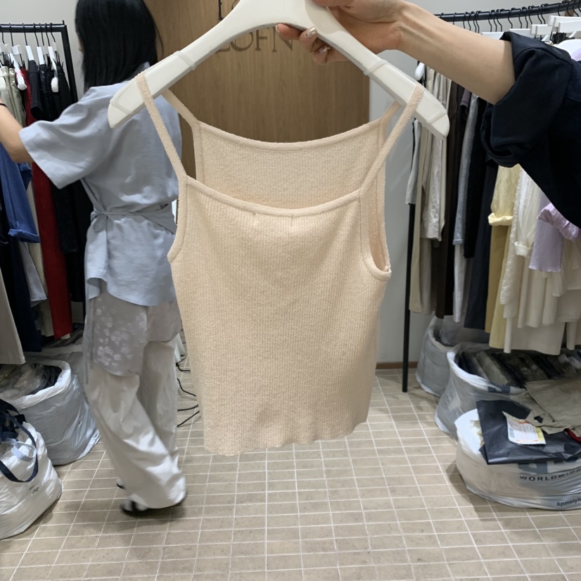LOFN韓國東大門代購女士新品休閑時尚人氣吊帶背心不含內搭LOFN吊帶/背心