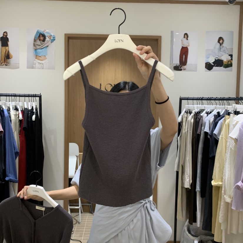 LOFN韓國東大門代購女士新品休閑時尚人氣吊帶背心不含內搭LOFN吊帶/背心圖色3