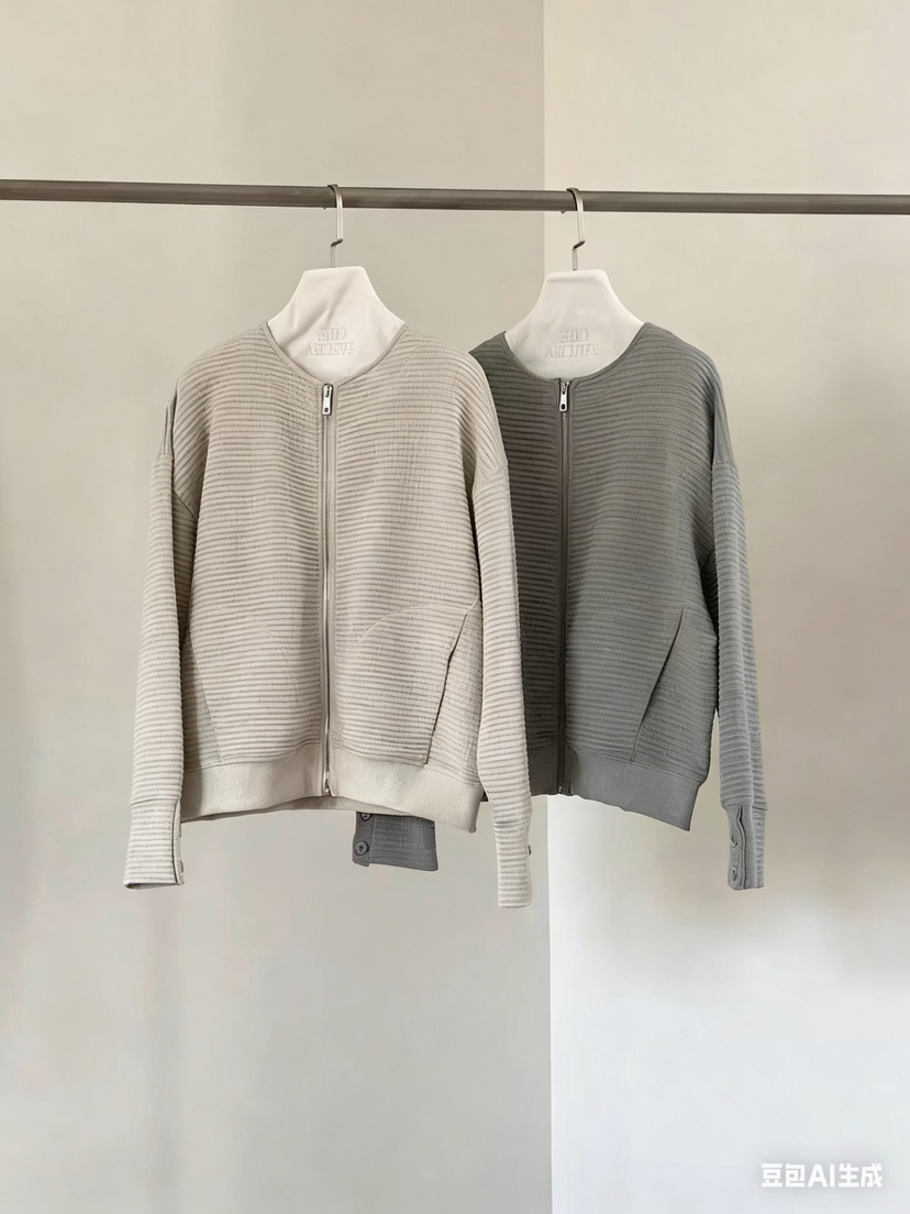 SIHO ARCHIVE韓國東大門直郵女士新品推薦夾克華夫格拉鏈SIHO ARCHIVE夾克