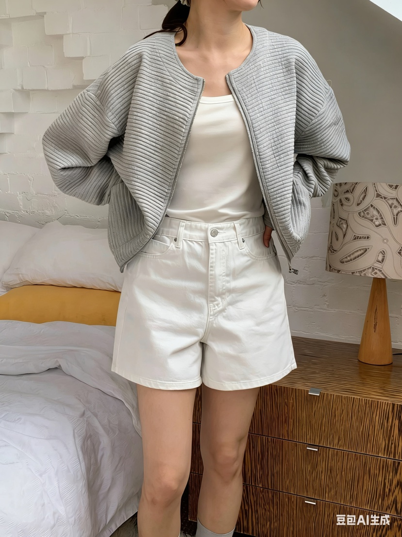 SIHO ARCHIVE韓國東大門直郵女士新品推薦夾克華夫格拉鏈SIHO ARCHIVE夾克圖色1