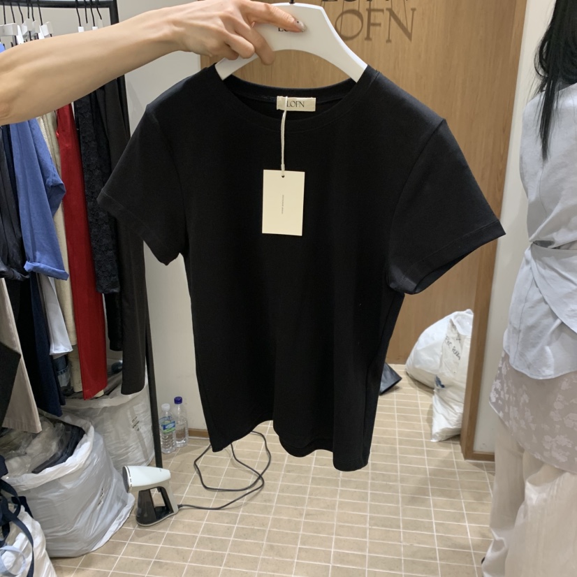 LOFN韓國東大門直郵女士新品職業推薦熱賣人氣時尚26春夏T恤LOFNT恤圖色4