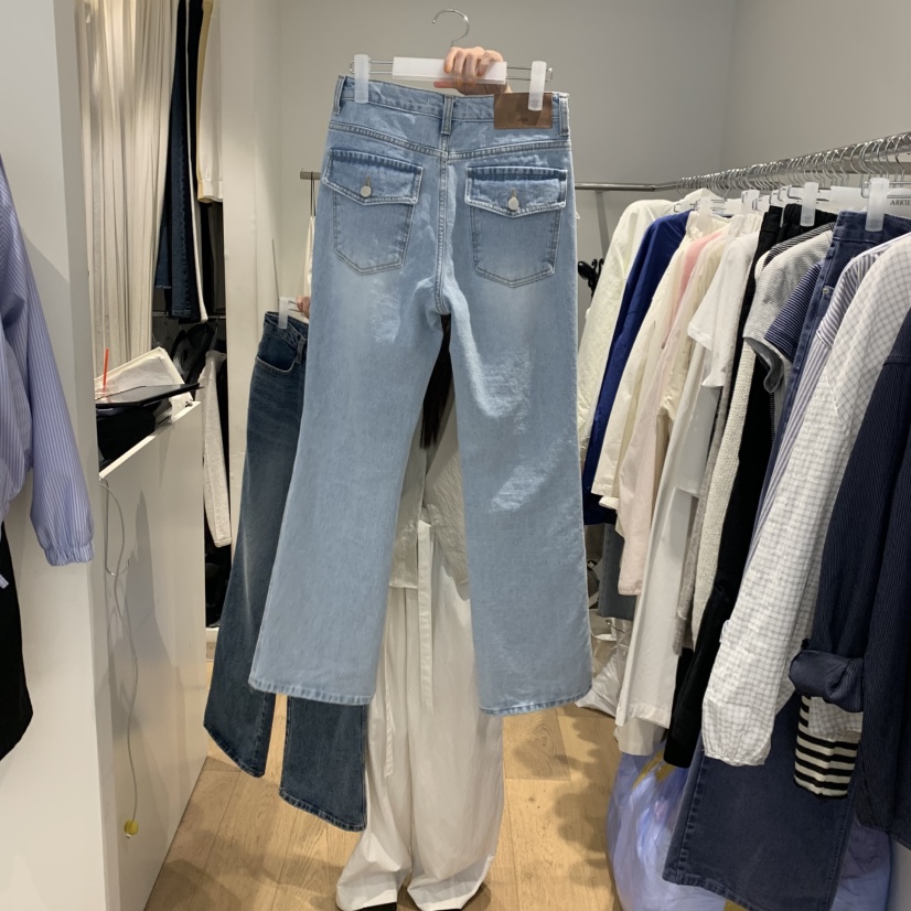 ARKIE/TAF韓國直郵實拍女士新款26春夏人氣休閑時尚牛仔褲ARKIE/TAF牛仔褲