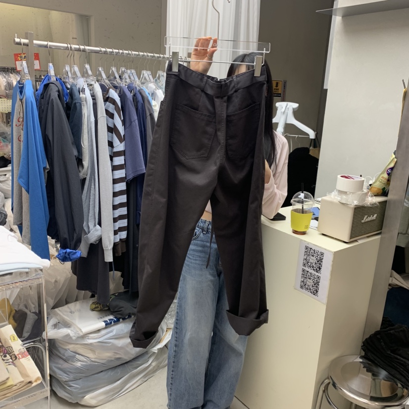 LEESEED-A韓國直郵實拍女士新品人氣休閑休閑褲包含腰帶SEeD/LEESEED休閑褲