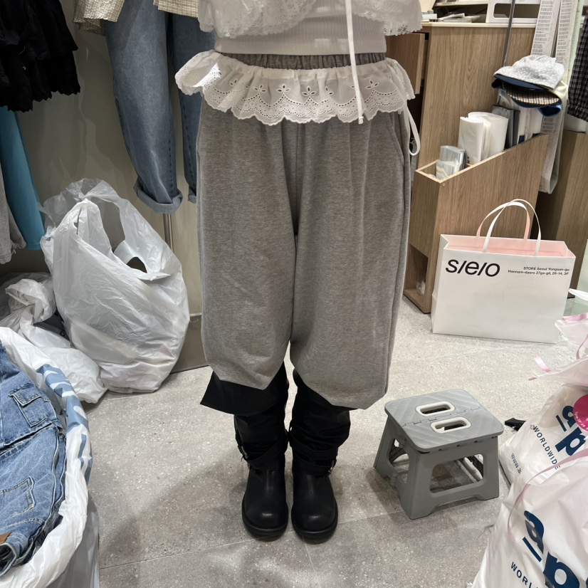 BY FLOW韓國東大門直郵女裝新款推薦休閑26春夏熱賣休閑褲BY FLOW休閑褲