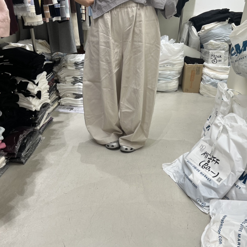 BY BOMI韓國直郵女裝新品26春夏熱賣推薦人氣休閑褲寬松BY BOMI休閑褲圖色2