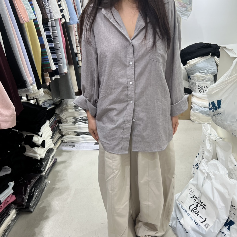 BY BOMI韓國直郵實拍女士新品時尚推薦職業休閑襯衫蕾絲衫BY BOMI襯衫/蕾絲衫圖色2