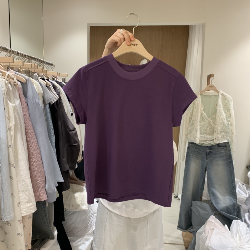 HOWFF韓國東大門代購女裝新品時尚人氣職業熱賣推薦26春夏T恤HOWFFT恤圖色3