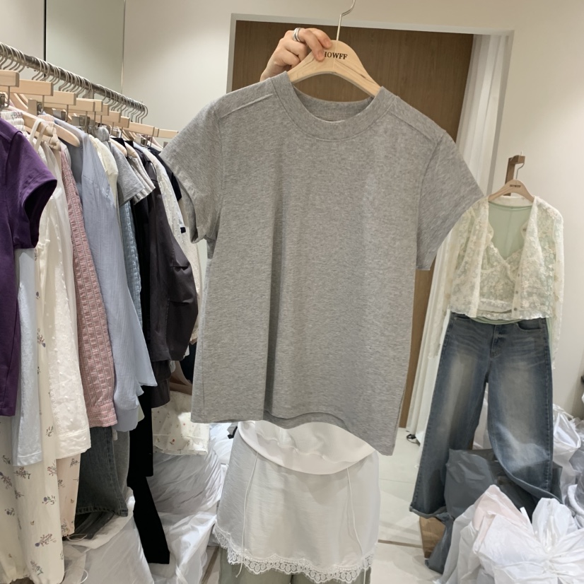 HOWFF韓國東大門代購女裝新品時尚人氣職業熱賣推薦26春夏T恤HOWFFT恤圖色4