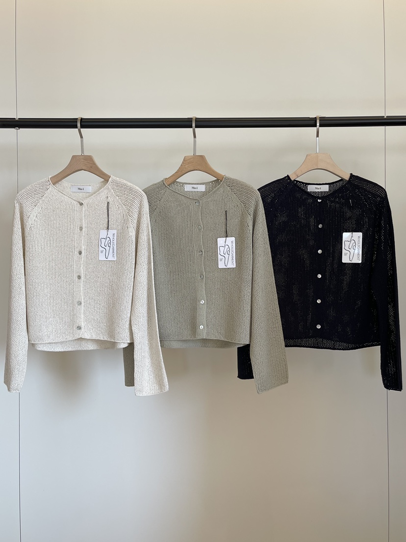 THE MUI韓國東大門直郵女士新款推薦熱賣休閑針織衫開衫THE MUI針織衫