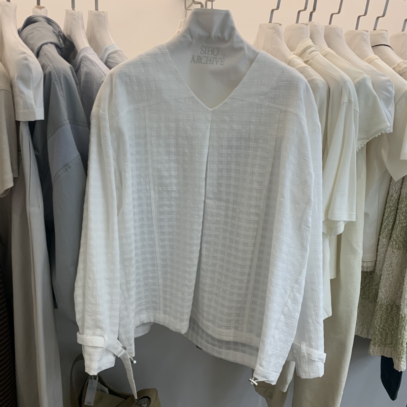 SIHO ARCHIVE韓國直郵女裝新品26春夏熱賣襯衫蕾絲衫格子SIHO ARCHIVE襯衫/蕾絲衫圖色1