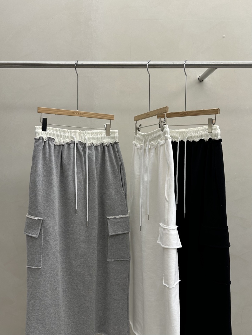 BREEZE韓國直郵實拍女士新品26春夏人氣半身裙中短裙口袋BREEZE半身裙/中短裙