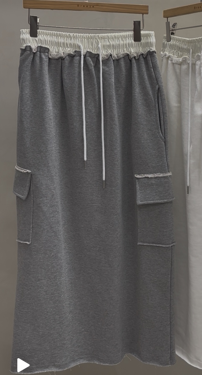 BREEZE韓國直郵實拍女士新品26春夏人氣半身裙中短裙口袋BREEZE半身裙/中短裙圖色2