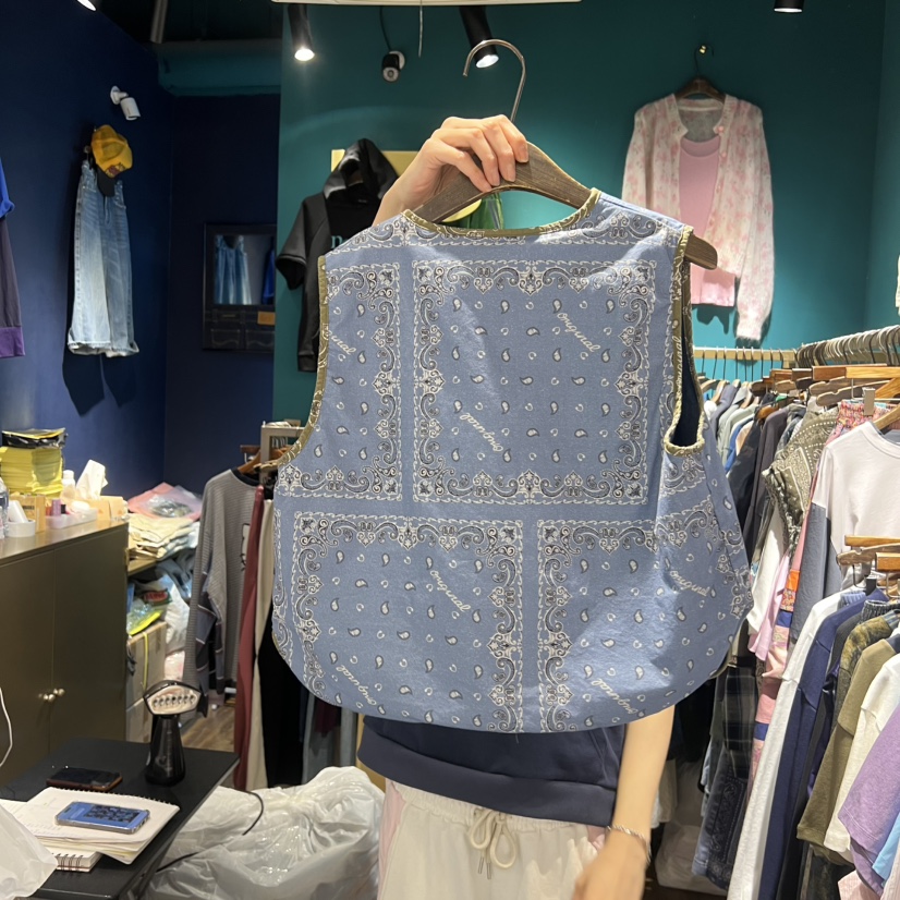 MERCI LINDA韓國東大門直郵女裝新款職業休閑馬甲可愛的MERCI LINDA馬甲