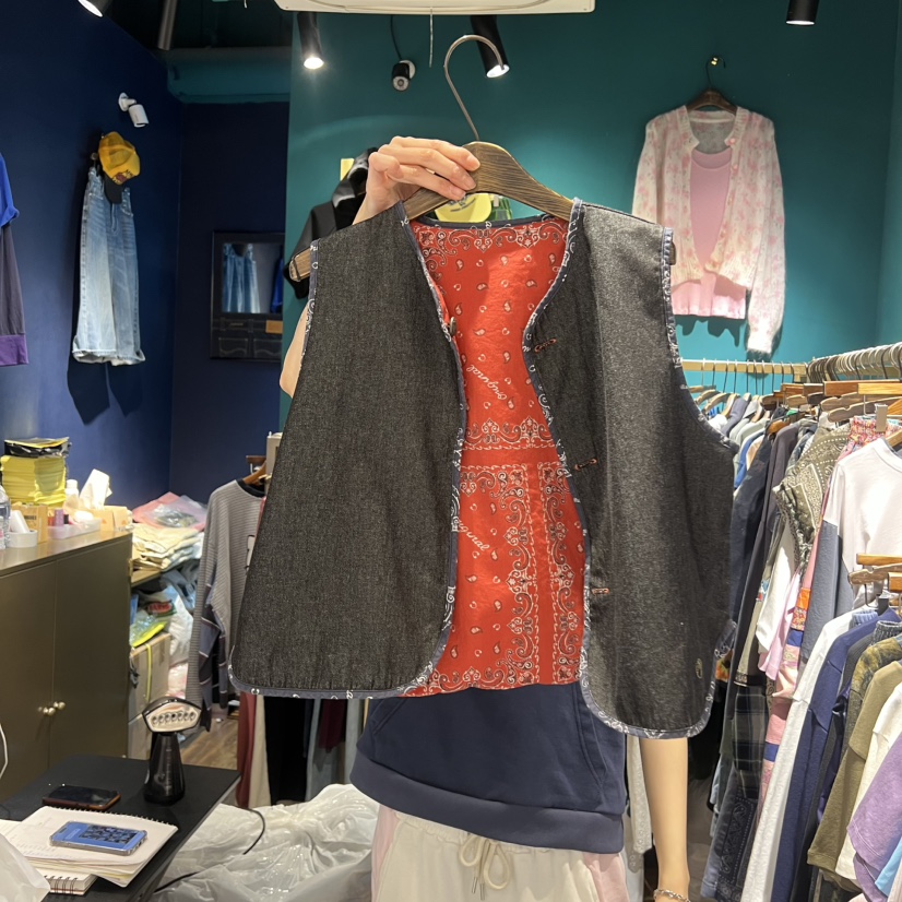 MERCI LINDA韓國東大門直郵女裝新款職業休閑馬甲可愛的MERCI LINDA馬甲