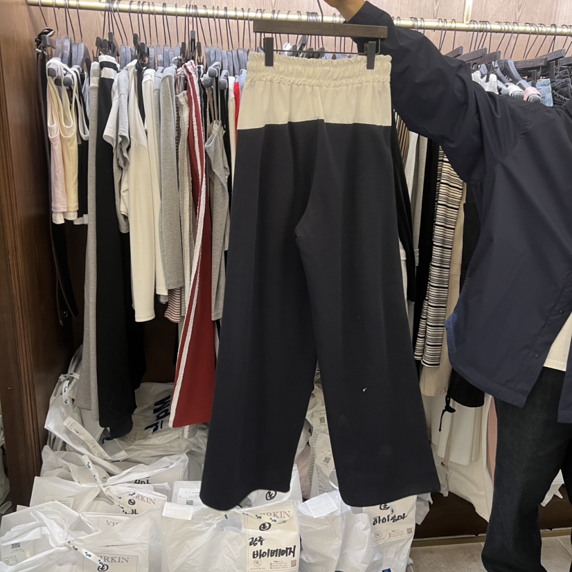 VIRKIN韓國直郵實拍女裝新款休閑熱賣推薦職業人氣休閑褲VIRKIN休閑褲