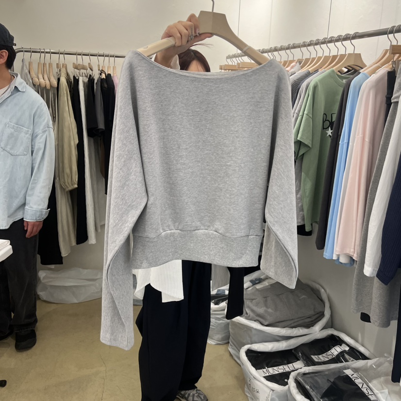 MUNSELL韓國直郵女士新款26春夏熱賣休閑時尚職業人氣衛衣MUNSELL衛衣圖色1