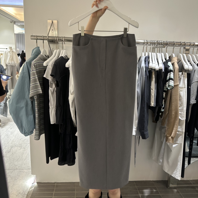 VIVE韓國代購女裝新款26春夏時尚休閑熱賣人氣職業推薦長裙VIVE長裙圖色1