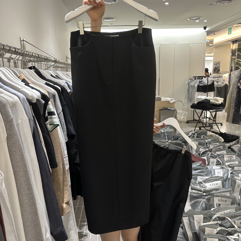 VIVE韓國代購女裝新款26春夏時尚休閑熱賣人氣職業推薦長裙VIVE長裙圖色2