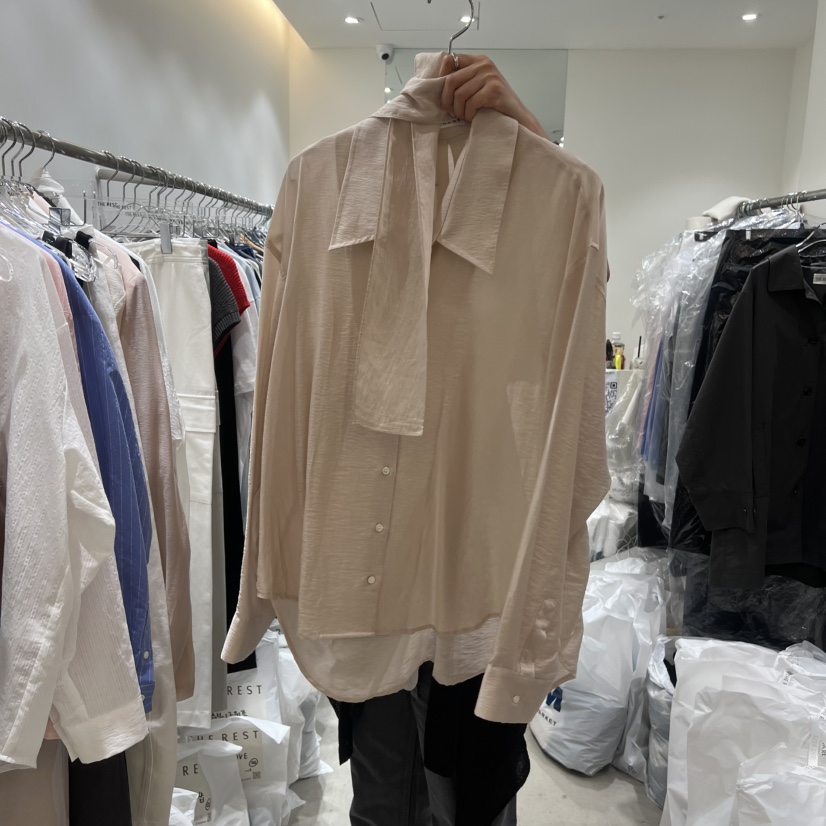 THE REST韓國直郵實拍女裝新款人氣職業熱賣26春夏襯衫蕾絲衫THE REST/UNNOEUD襯衫/蕾絲衫圖色2