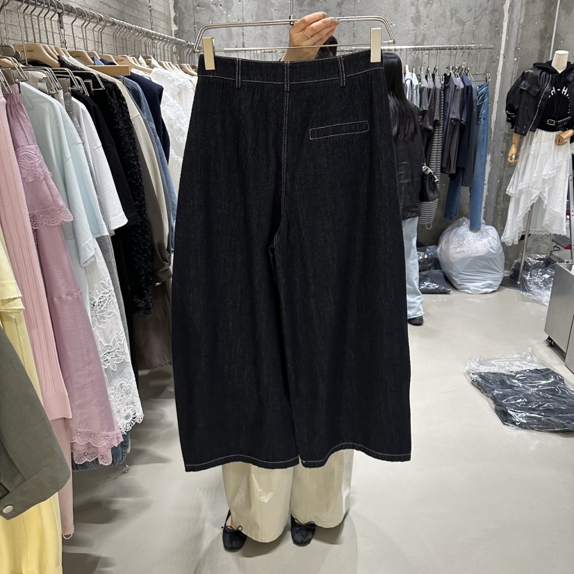 JUNI韓國直郵女士新款26春夏熱賣推薦休閑人氣時尚牛仔褲my juni牛仔褲