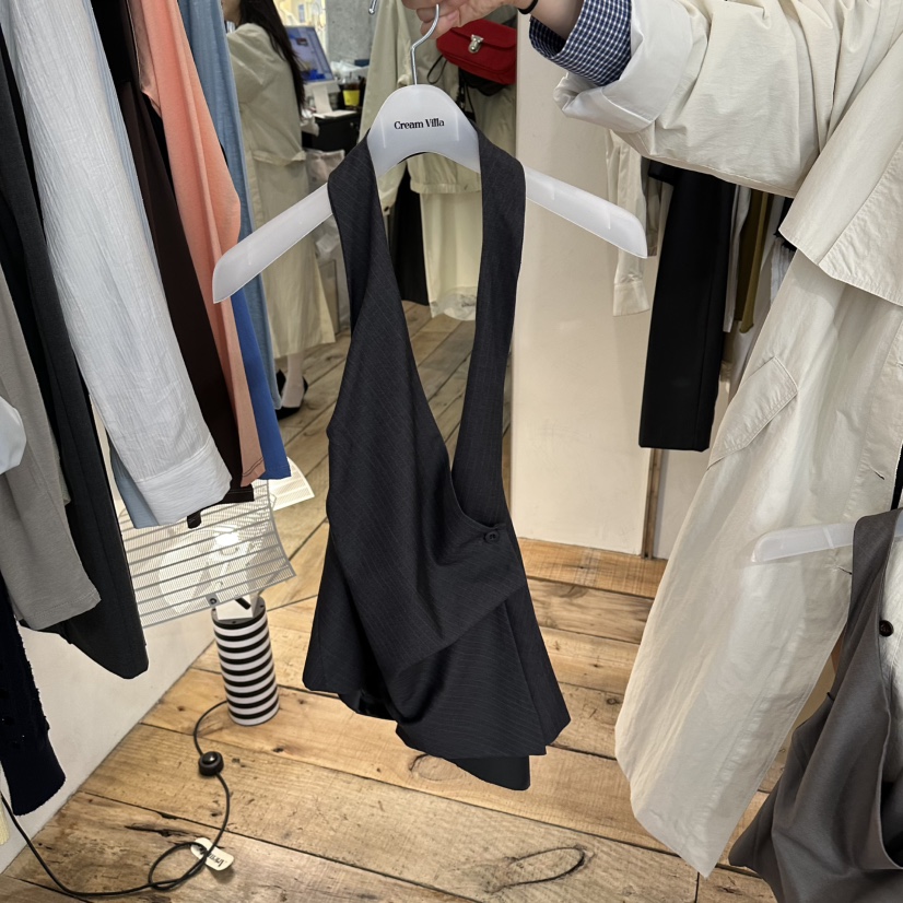 CREAM VILLA韓國直郵女裝新款休閑吊帶背心CREAMVILLA吊帶/背心圖色2