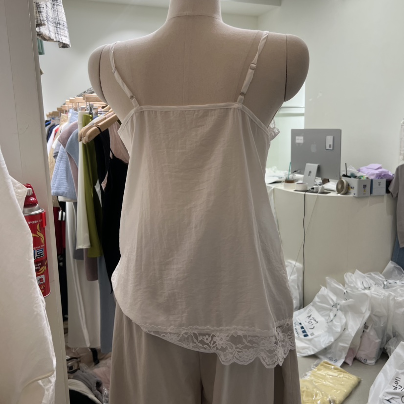 BY BOMI韓國代購女裝新品休閑人氣熱賣推薦吊帶背心蕾絲BY BOMI吊帶/背心