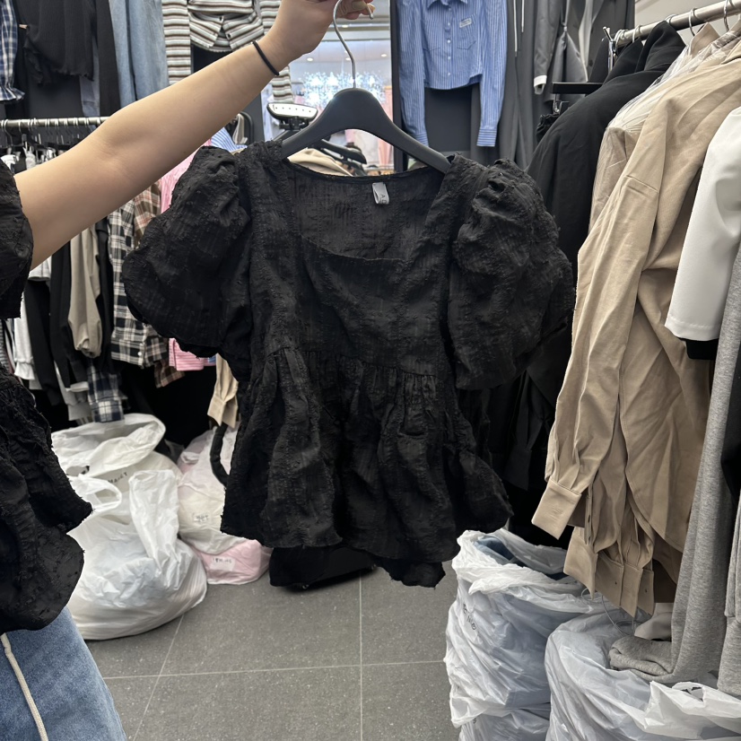 A-DEL韓國直郵實拍女士新款職業26春夏休閑人氣襯衫蕾絲衫A-DEL襯衫/蕾絲衫圖色3