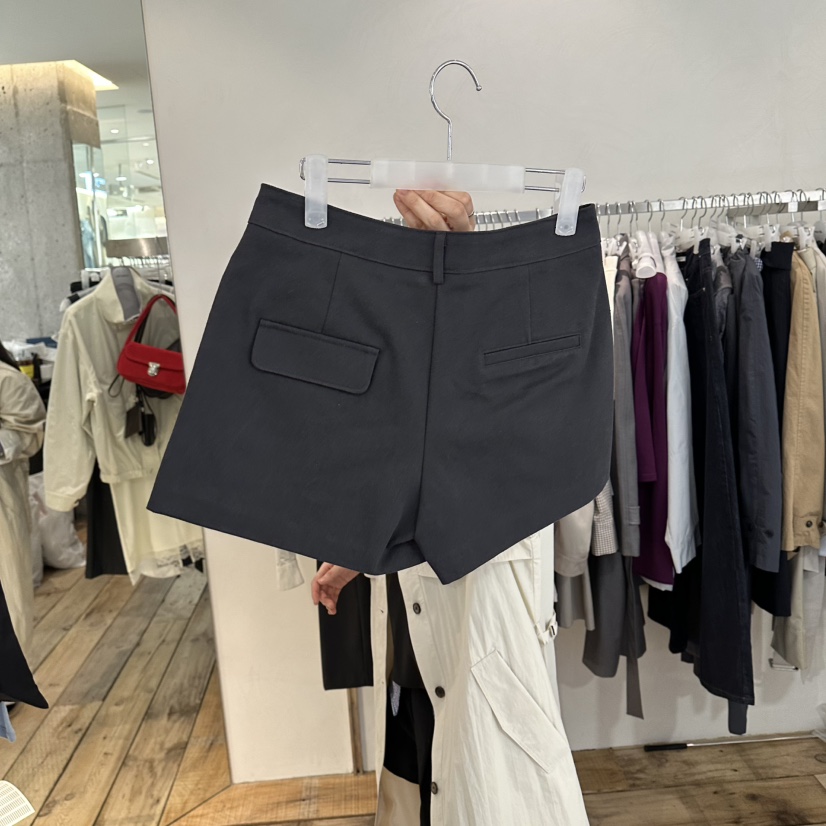 CREAM VILLA韓國代購女裝新款26春夏短褲不含腰帶CREAMVILLA短褲