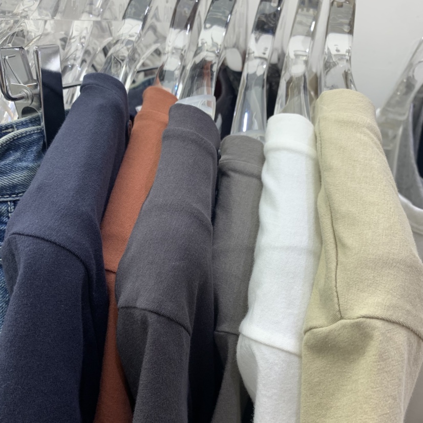 PADO韓國代購女裝新款推薦時尚休閑職業26春夏T恤V領紐扣PADOT恤