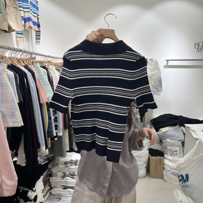 BY BOMI韓國直郵女士新品職業時尚推薦26春夏針織衫開衫BY BOMI針織衫