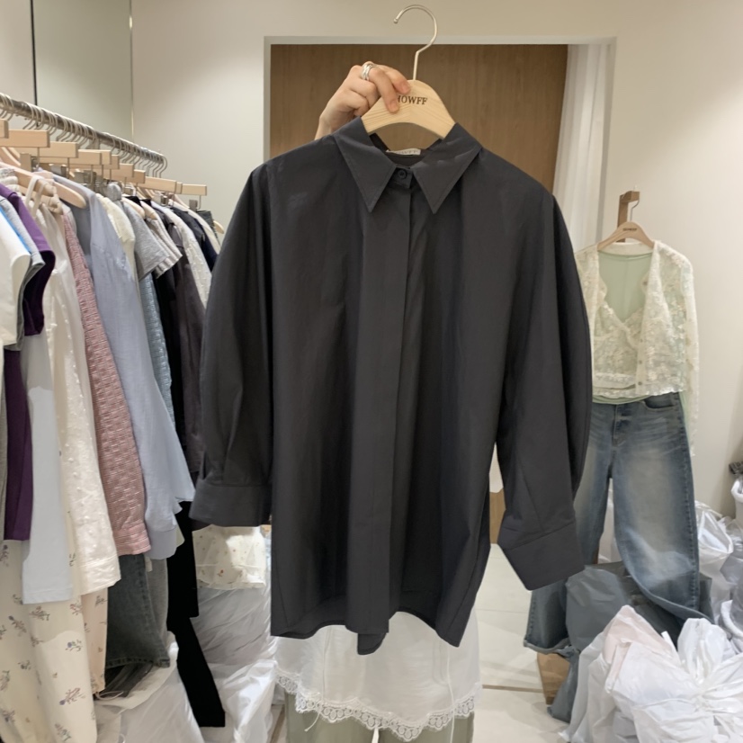 HOWFF韓國東大門直郵女士新款熱賣推薦時尚休閑襯衫蕾絲衫HOWFF襯衫/蕾絲衫圖色2