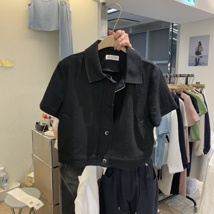 W AND J韓國直郵女裝新款休閑26春夏人氣職業推薦夾克亞麻W AND J夾克圖色2