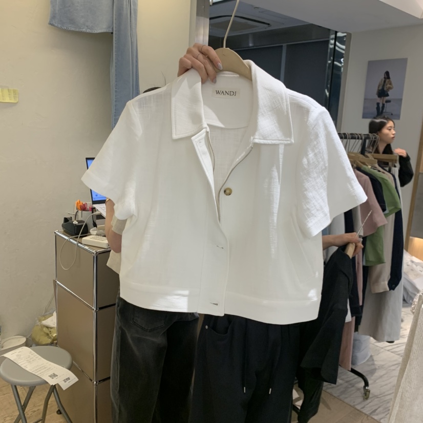 W AND J韓國直郵女裝新款休閑26春夏人氣職業推薦夾克亞麻W AND J夾克圖色3