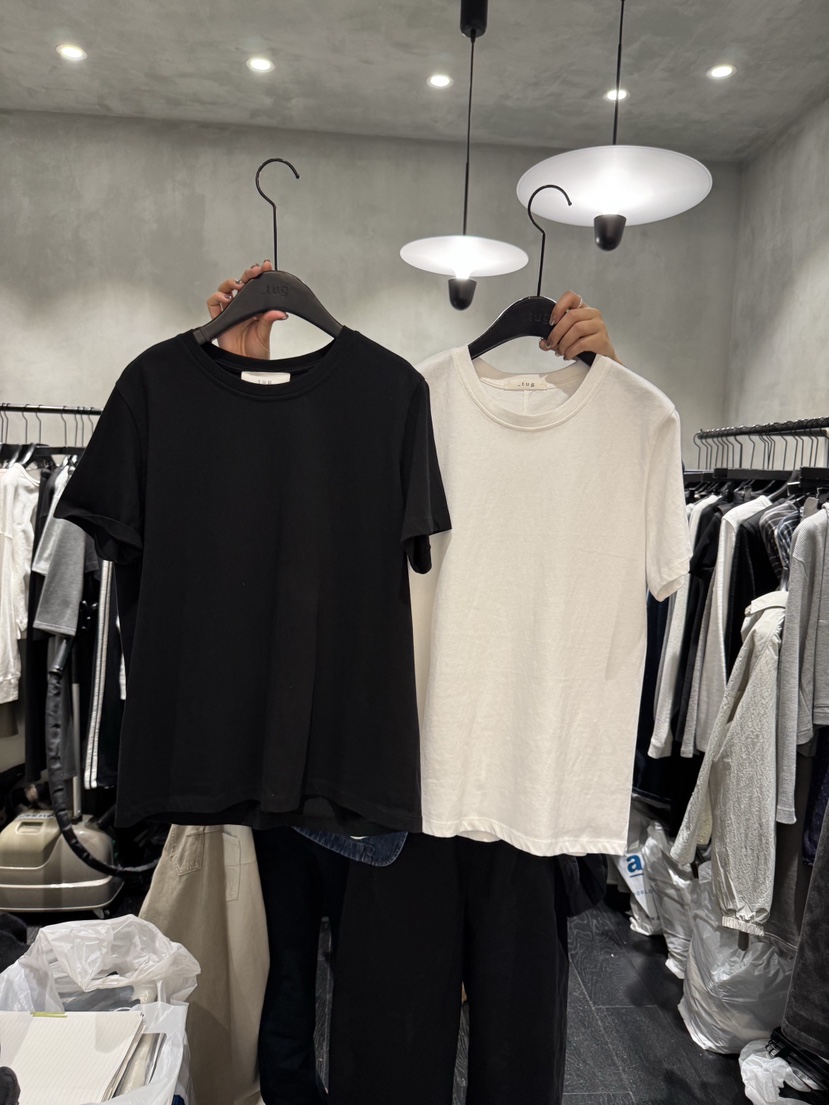 TUG韓國東大門直郵女士新款熱賣時尚推薦26春夏人氣休閑T恤TUGT恤圖色2左二色